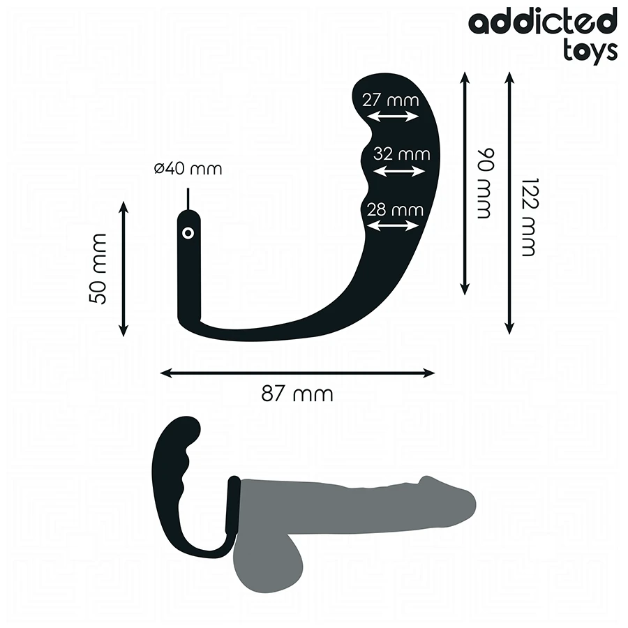 ADDICTED TOYS - PLUG ANALE CON ANELLO MODELLO 4